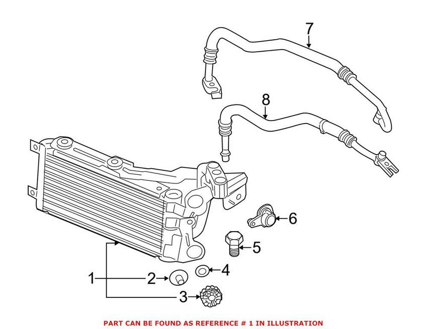 BMW Engine Oil Cooler 17217564702